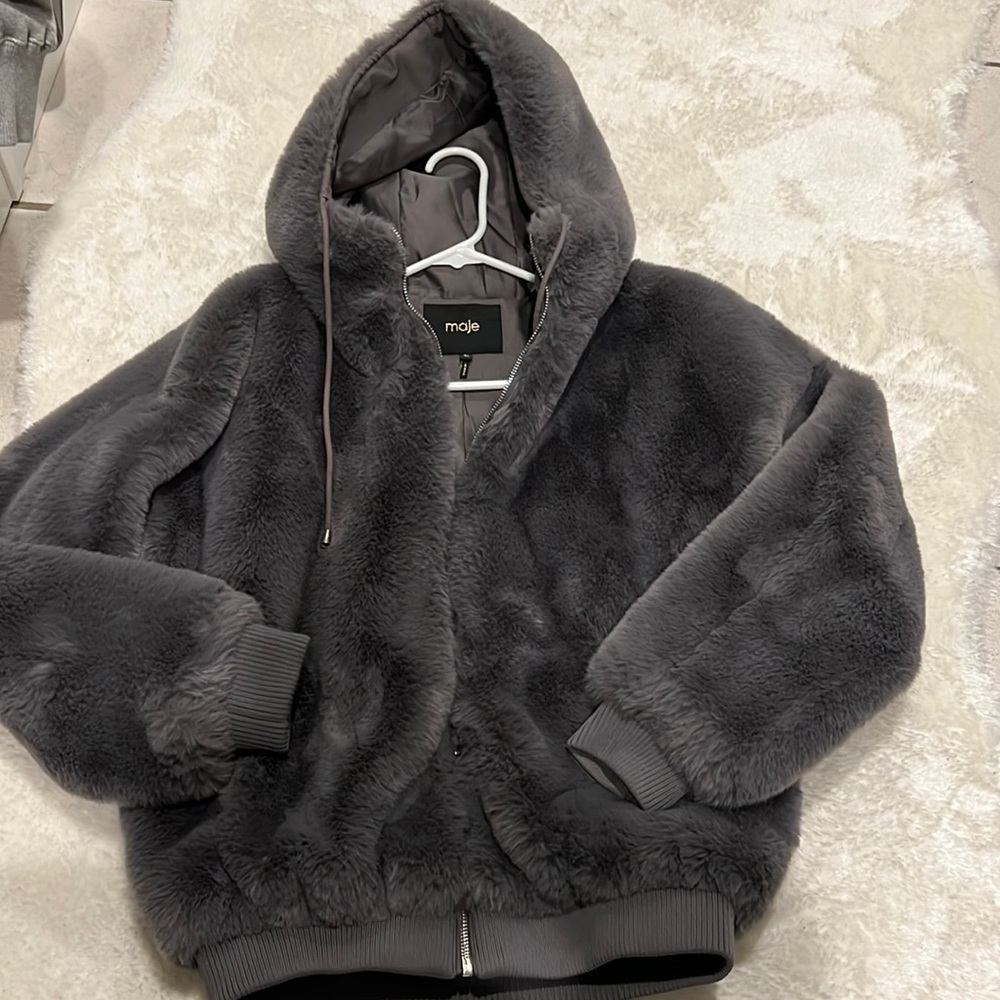 Maje fur coat